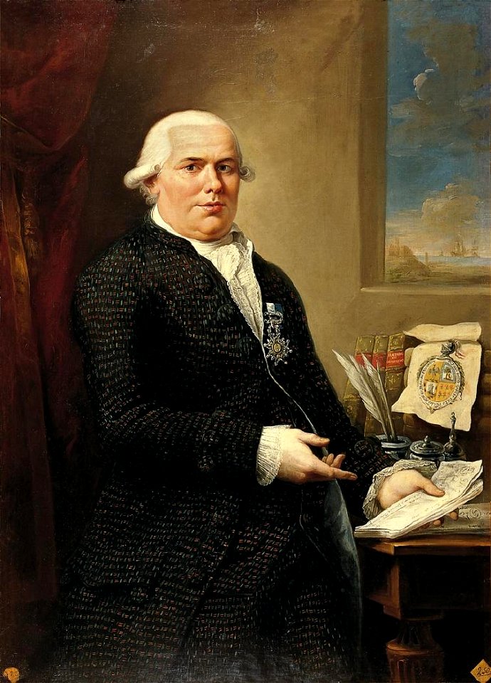 Retrato de Juan Sixto García de la Prada, de Mariano Salvador Maella (Real Academia de Bellas Artes de San Fernando)