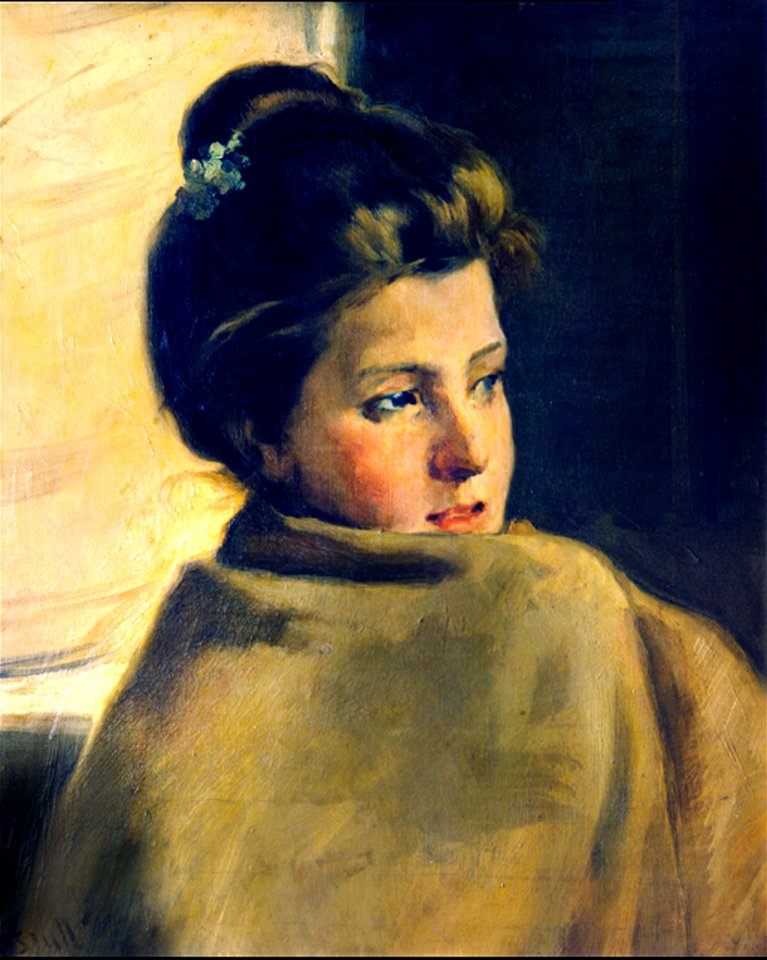 Retrat de noia - Joan Brull i Vinyoles (1863-1912) - 1