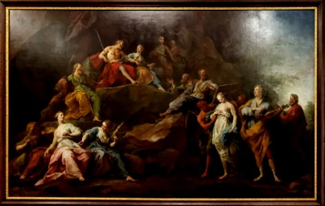 Restout - Orphée descendu aux Enfers pour demander Eurydice ou la musique