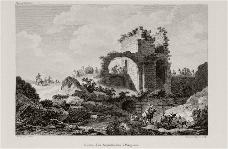Restes d'un amphitéatre à Pergame - Choiseul-gouffier Gabriel Florent Auguste De - 1809