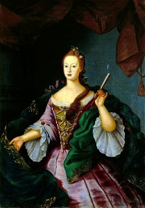 Retrato da Infanta D.Maria Francisca Doroteia. Free illustration for personal and commercial use.