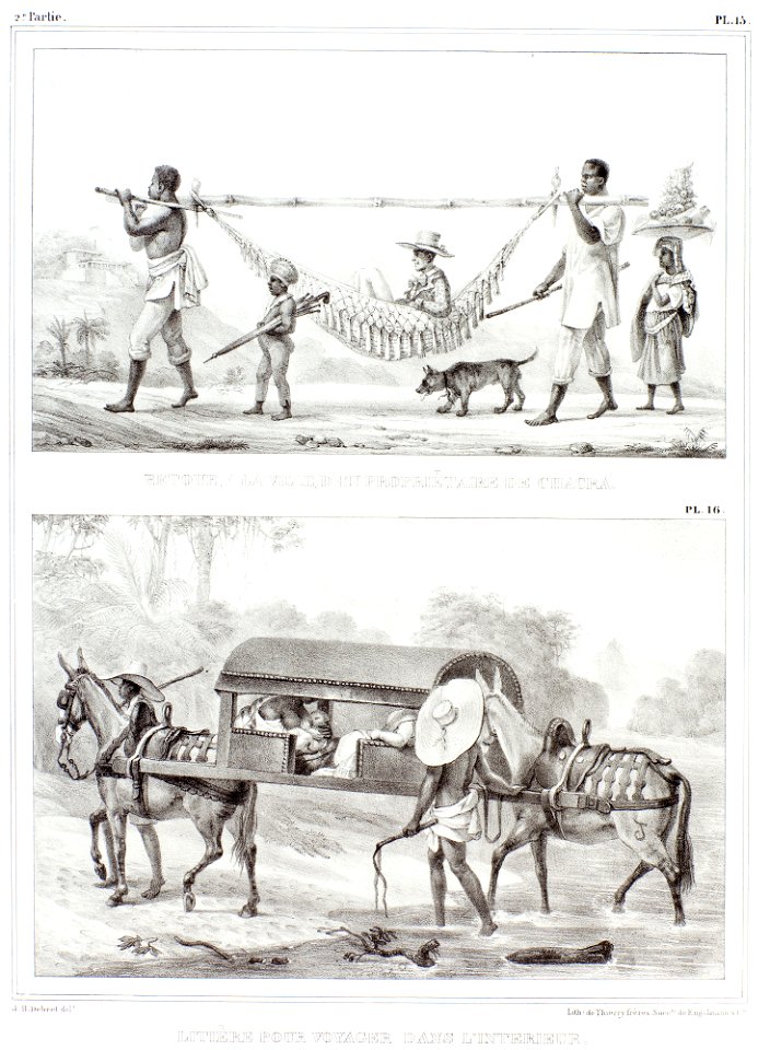 Retour, a la ville, d´un propriétaire de chacra, da Coleção Brasiliana Iconográfica