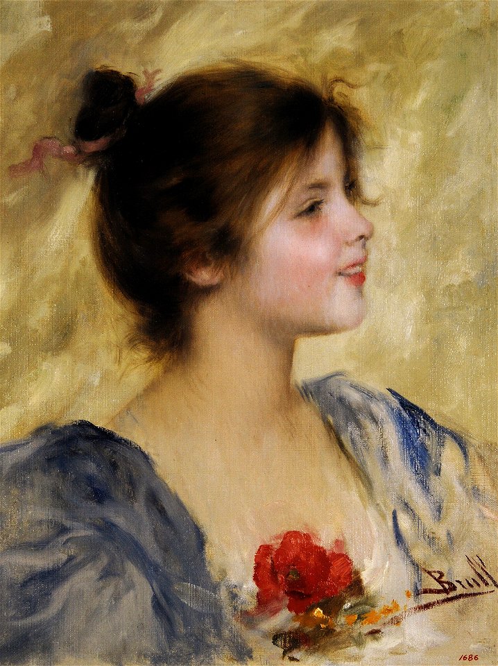 Retrat de nena - Joan Brull i Vinyoles (1863-1912)