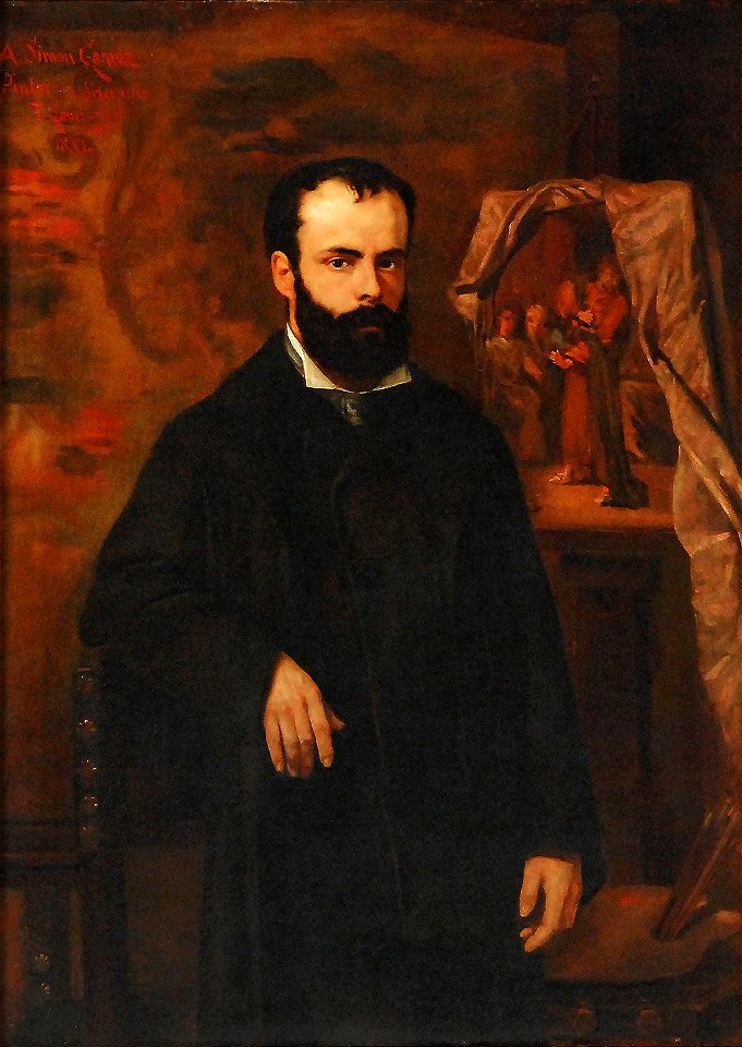 Retrat de Simó Gómez - Joan Brull i Vinyoles (1863-1912)