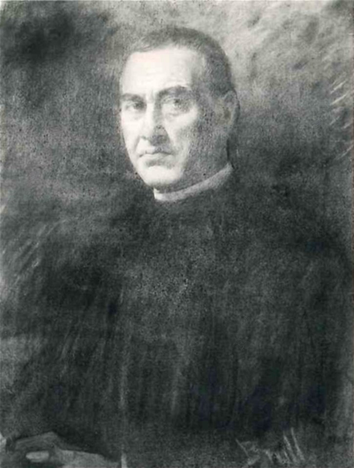 Retrat de Jacint Verdaguer - Joan Brull i Vinyoles (1863-1912)