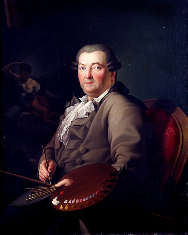 Retrato de Antonio González Velázquez, por Zacarías González Velázquez (Real Academia de Bellas Artes de San Fernando)