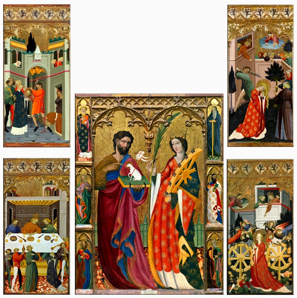 Retablo de San Juan Bautista y Santa Catalina (Museo del Prado)