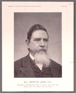 Rev. Griffith John, D.D ordained for Missionary work in China, April 6th, 1855 ; Shanghai, 1855-1861... (5294022)