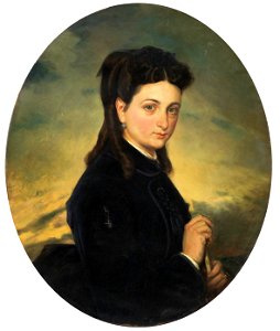 Retrato de señora, de Valeriano Domínguez Bécquer (Museo del Prado)