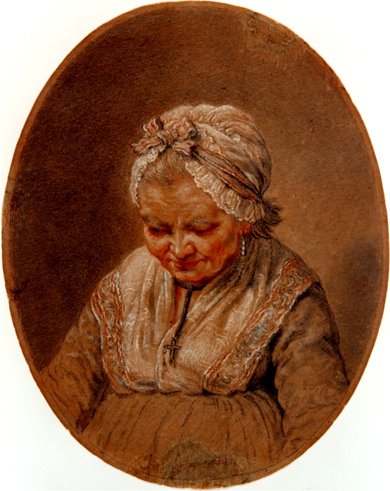 Retrato de Doña María García Gómez - Manuel Salvador Carmona