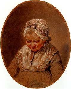 Retrato de Doña María García Gómez - Manuel Salvador Carmona