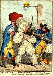 Retribution;-tarring & feathering;-or-the patriots revenge. (BM 1851,0901.764)