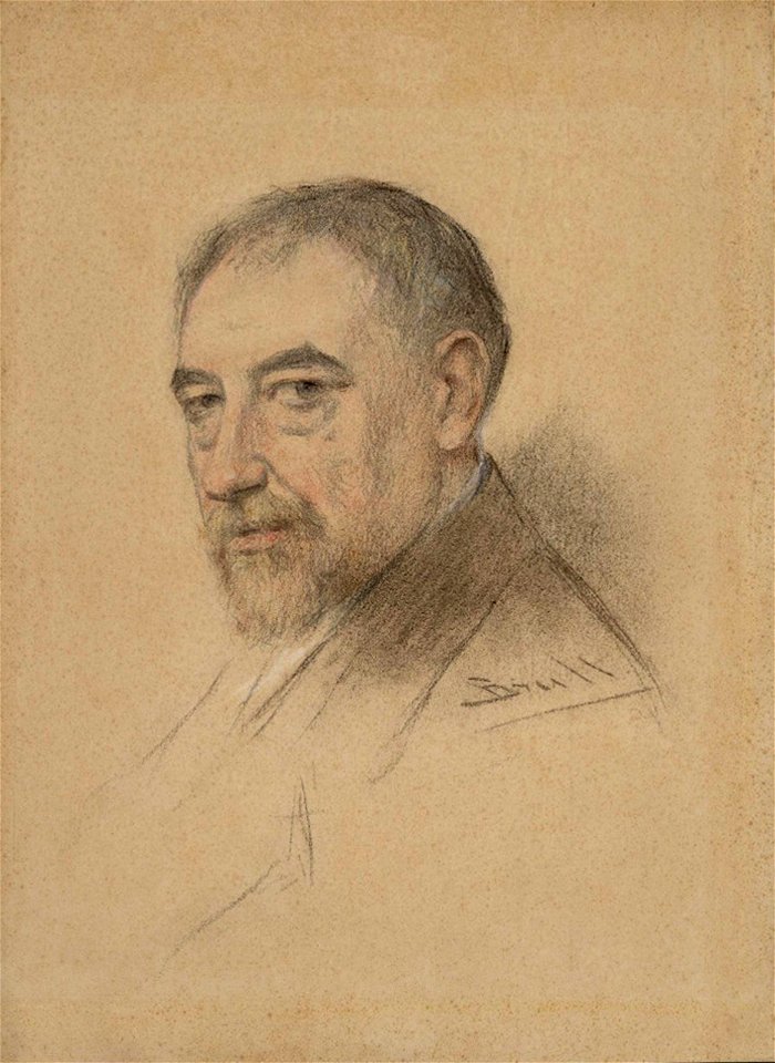 Retrat de Carles Gumersind Vidiella - Joan Brull i Vinyoles (1863-1912)