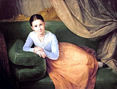 Retrato de la hija de Antonio María Esquivel (Real Academia de Bellas Artes de San Fernando)