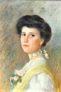 Retrat de la Srta Asunción Bartrina Bartumeus - Joan Brull i Vinyoles (1863-1912)
