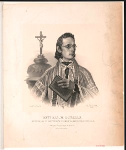 Revd. Jas. B. Donelan, rector of St. Matthew's Church Washington City, D.C. - from life on stone by Chs. Fenderich 1846. LCCN2003655020