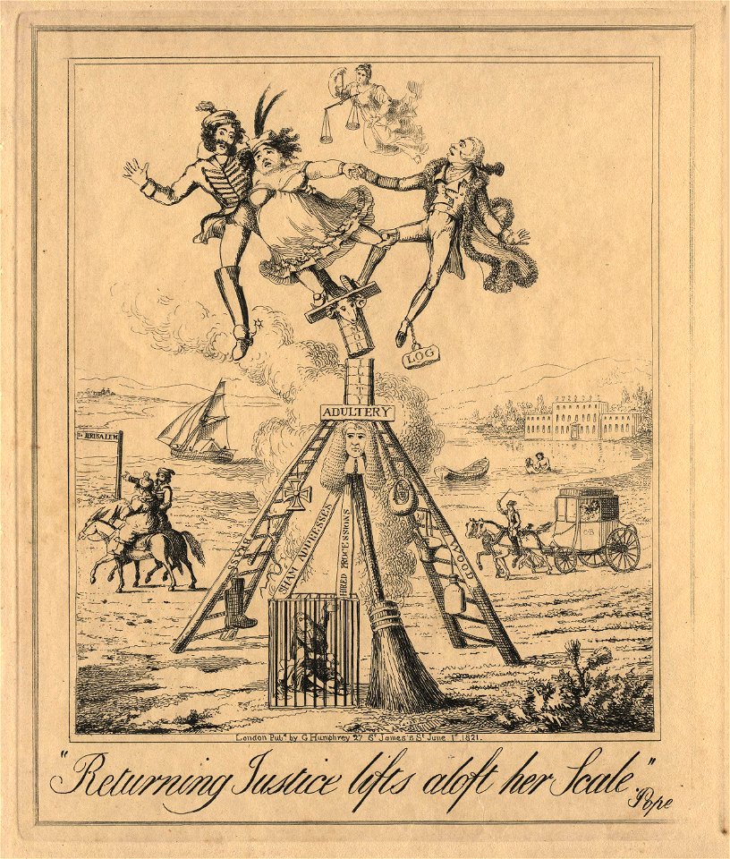 Returning Justice lifts aloft her Scale by George Humphrey