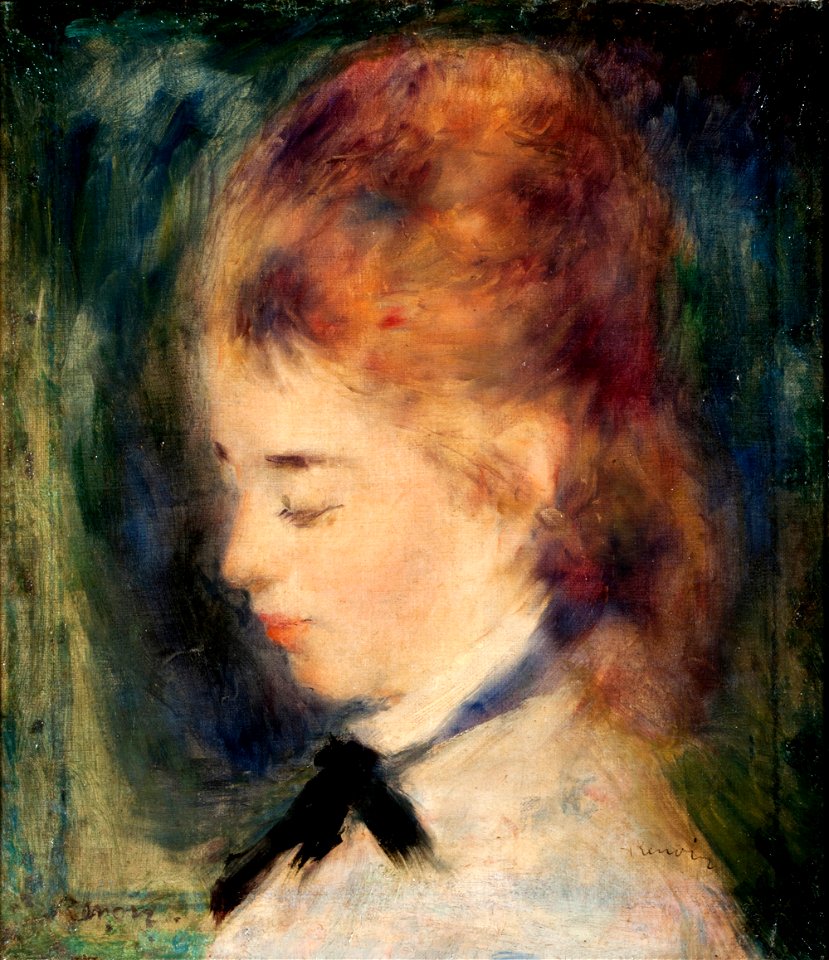 Retrato de mujer - Pierre-Auguste Renoir