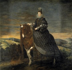 Retrato ecuestre de Margarita de Austria