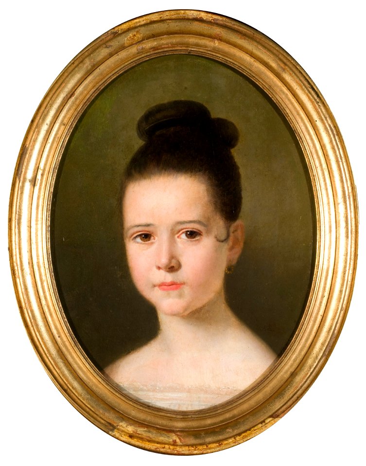 Retrato de niña - Juan León Pallière