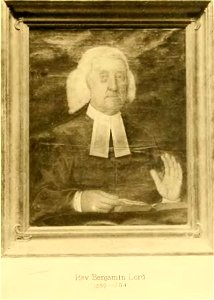 Rev. Benjamin Lord 1692-1784 (page 424 crop)