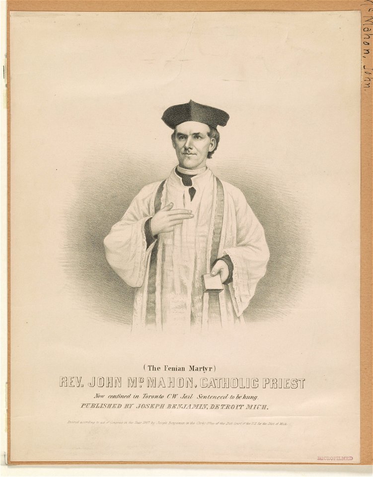 Rev. John McMahon, Catholic priest LCCN2003680098