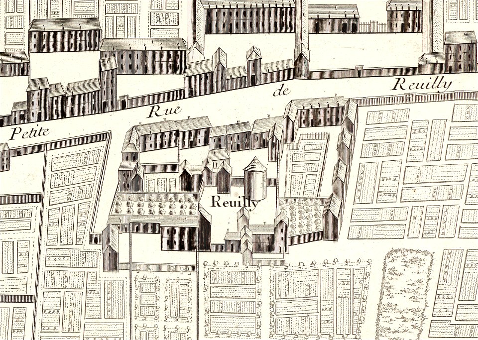 Reuilly, Plan de Turgot 01 - David Rumsey