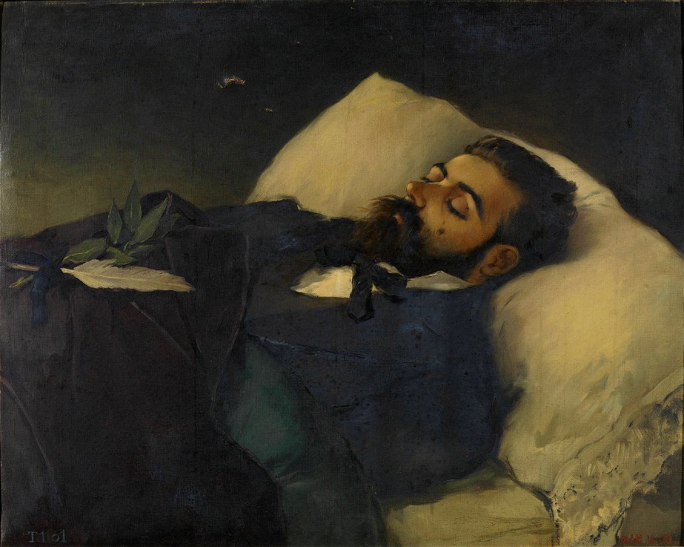 Retrato mortuorio del periodista Pedro Avial Taracena (Museo del Prado)