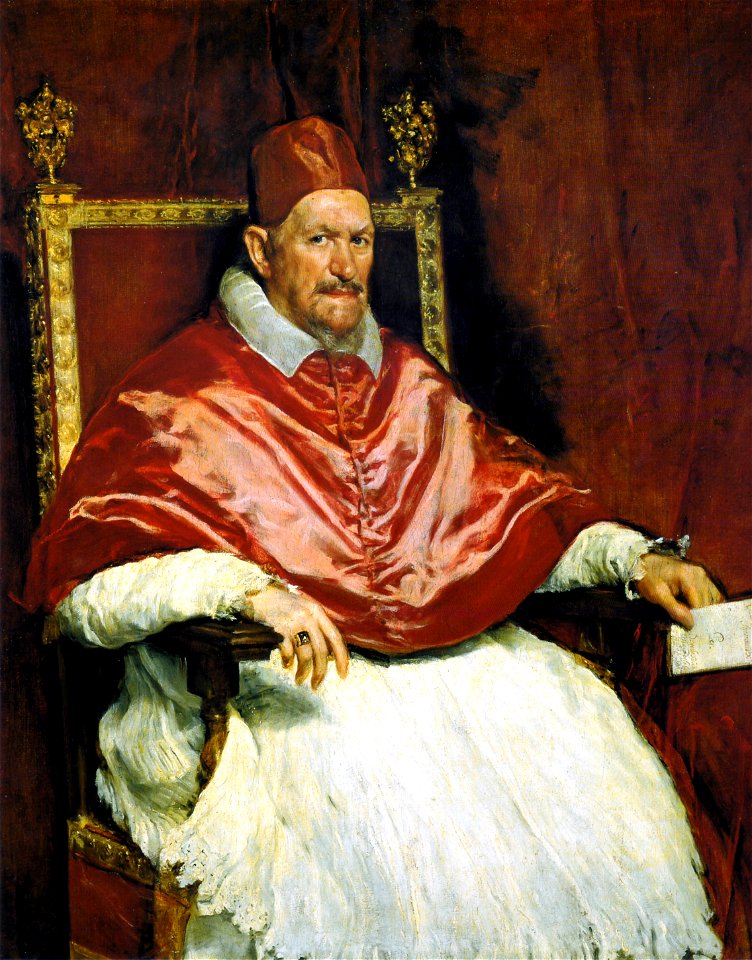 Retrato del Papa Inocencio X. Roma, by Diego Velázquez