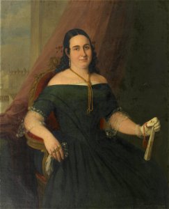 Retrato de señora, por Antonio María Esquivel (Museo del Prado)