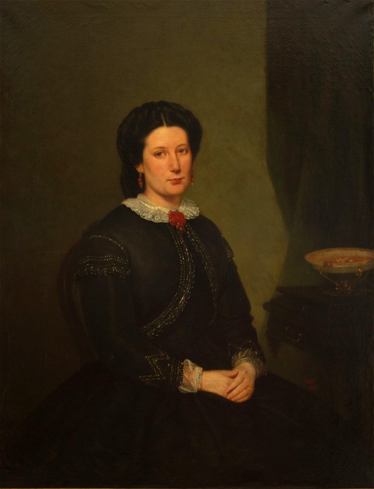 Retrato de la Sra. Adela Eastman de Barros - Prilidiano Pueyrredón