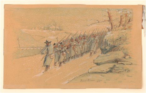 Return from picket duty, Green River, Kentucky, February 1862) - A.M LCCN2017646960