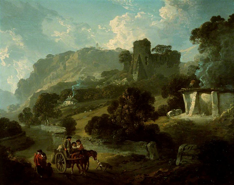 Return from market - Castell Coch
