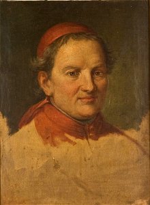 Retrato de un clérigo, atribuido a Anton Raphael Mengs (Museo Cerralbo). Free illustration for personal and commercial use.