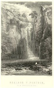Rhaiadr Y Purthen, Sir Frycheiniog