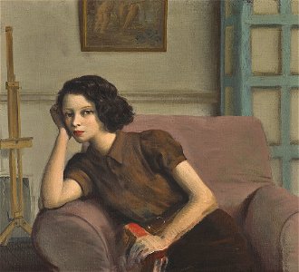 Rex Whistler - Portrait of Lady Caroline Paget
