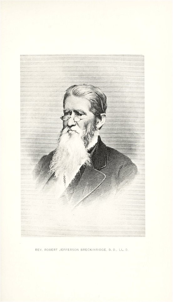 Rev. Robert Jefferson Breckinridge, D.D., LL.D