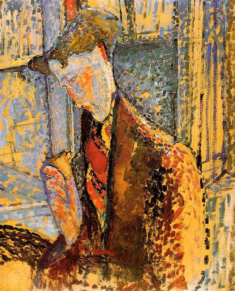 Reverie (Study for the Portrait of Frank Burty Haviland) by Amedeo Modigliani, 1914