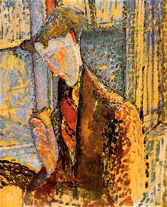 Reverie (Study for the Portrait of Frank Burty Haviland) by Amedeo Modigliani, 1914