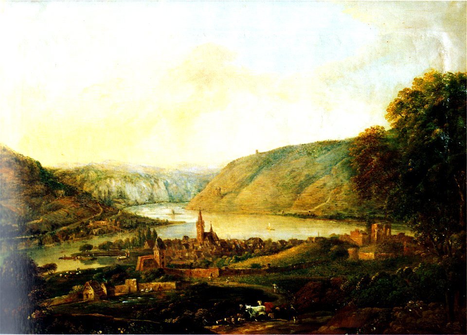 Rhine valley near Bingen pre-1810