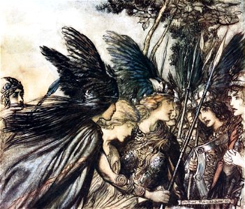 Rhinegold and the Valkyries p 138