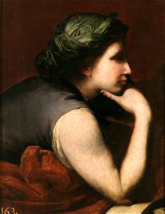 Ribera - Media figura de mujer (fragmento de El triunfo de Baco'), P001122
