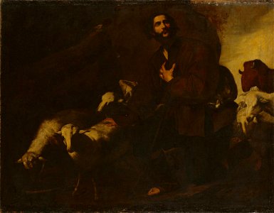 Ribera - Künstler der Vorlage - Jakob mit Labans Schafen, Gal.-Nr. 689