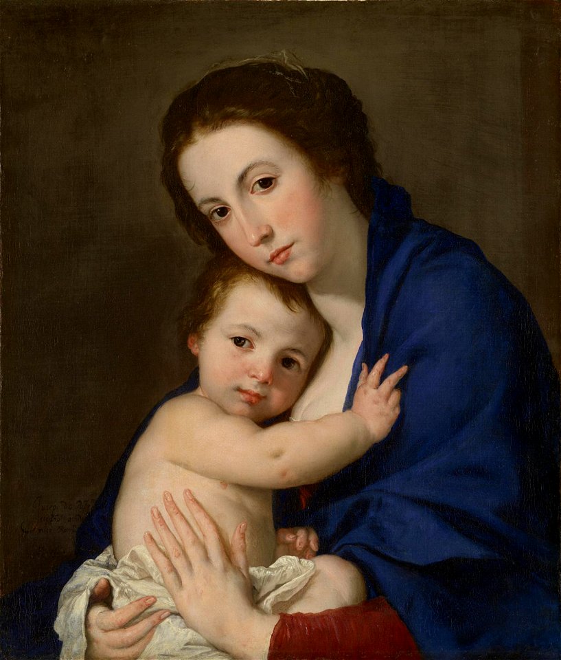 Ribera - Virgin and Child, 1646