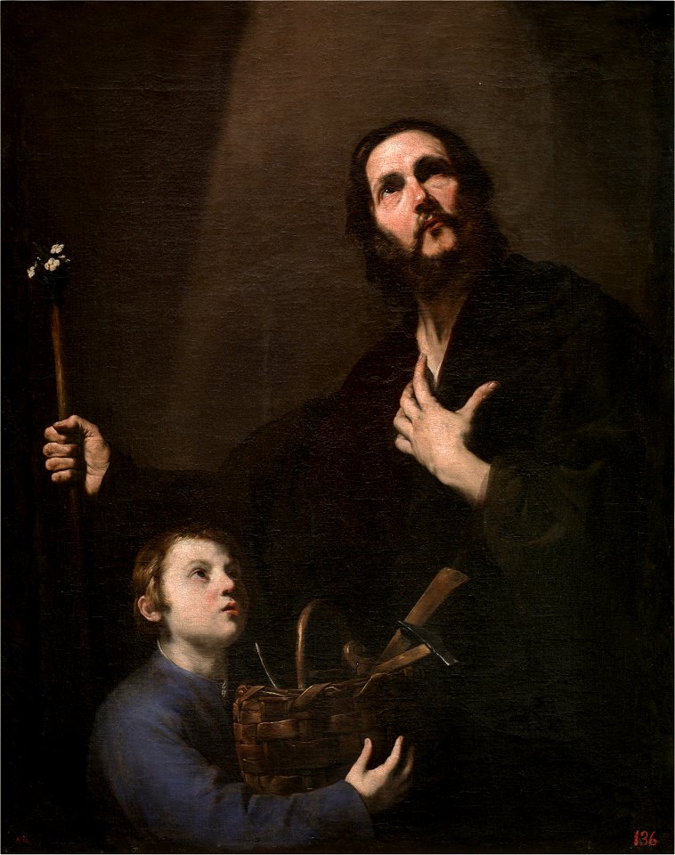 Ribera - San José y el Niño Jesús, P001102