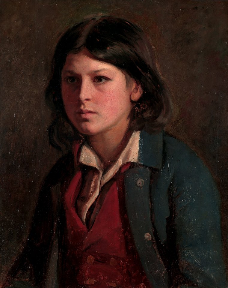 Portrait study, by Sophie Ribbing