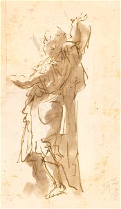 Ricci - A study for Nathan c. 1728, RCIN 907063