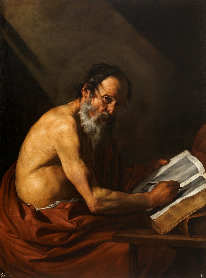 Ribera - San Jerónimo escribiendo, P005201