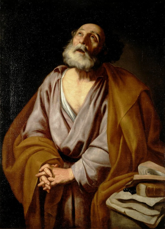 Ribera - Author of the original - Repentance of St. Peter (copy from the lost original), ГЭ-9228