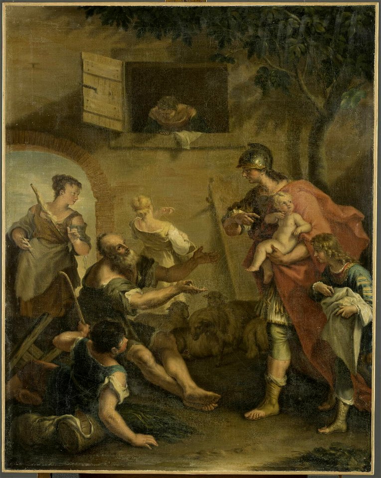 Ricci - D'après - Cyrus enfant confié à un berger, après 1708, INV 8695